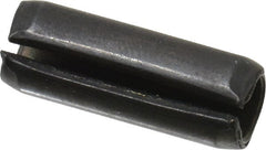 Made in USA - 5/16" Diam x 7/8" Long Slotted Spring Pin - Grade 1070-1090 Alloy Steel, Black Oxide Finish - Exact Tooling