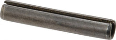 Made in USA - 5/16" Diam x 1-3/4" Long Slotted Spring Pin - Grade 1070-1090 Alloy Steel, Black Oxide Finish - Exact Tooling