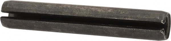 Made in USA - 5/16" Diam x 1-7/8" Long Slotted Spring Pin - Grade 1070-1090 Alloy Steel, Black Oxide Finish - Exact Tooling