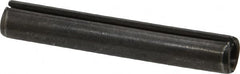 Made in USA - 5/16" Diam x 2" Long Slotted Spring Pin - Grade 1070-1090 Alloy Steel, Black Oxide Finish - Exact Tooling