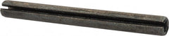 Made in USA - 5/16" Diam x 3" Long Slotted Spring Pin - Grade 1070-1090 Alloy Steel, Black Oxide Finish - Exact Tooling