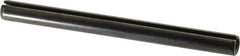Made in USA - 5/16" Diam x 3-3/4" Long Slotted Spring Pin - Grade 1070-1090 Alloy Steel, Black Oxide Finish - Exact Tooling