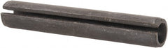 Made in USA - 7/16" Diam x 2-3/4" Long Slotted Spring Pin - Grade 1070-1090 Alloy Steel, Black Oxide Finish - Exact Tooling