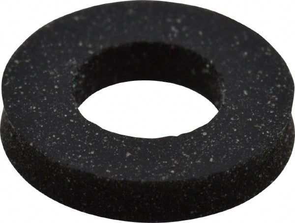 Made in USA - #8 Screw, Grade 60 Neoprene Standard Flat Washer - 0.15" ID x 0.313" OD, 0.077" Thick, Plain Finish - Exact Tooling