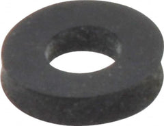Made in USA - #10 Screw, Grade 60 Neoprene Standard Flat Washer - 0.17" ID x 3/8" OD, 0.108" Thick, Plain Finish - Exact Tooling