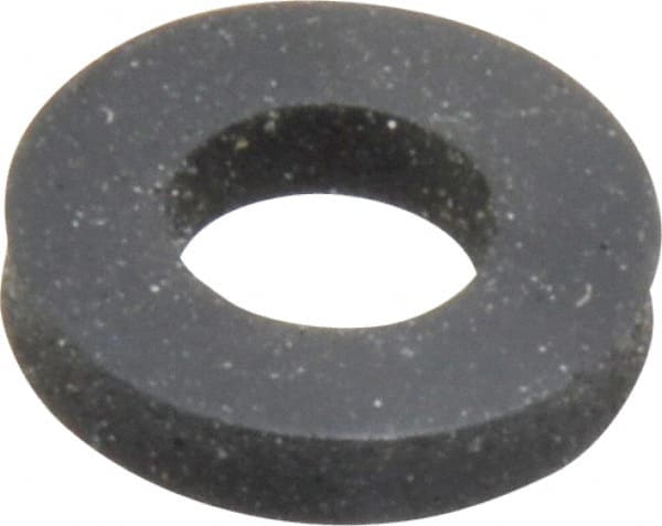 Made in USA - 1/4" Screw, Grade 60 Neoprene Standard Flat Washer - 0.23" ID x 1/2" OD, 0.108" Thick, Plain Finish - Exact Tooling