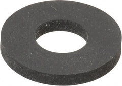 Made in USA - 3/8" Screw, Grade 60 Neoprene Standard Flat Washer - 0.355" ID x 0.813" OD, 0.108" Thick, Plain Finish - Exact Tooling