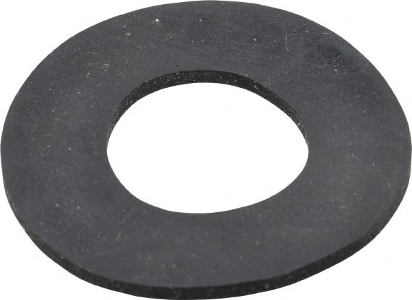 Made in USA - #1 Screw, Grade 60 Neoprene Standard Flat Washer - 0.99" ID x 2" OD, 0.108" Thick, Plain Finish - Exact Tooling