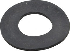 Made in USA - #1 Screw, Grade 60 Neoprene Standard Flat Washer - 0.99" ID x 2" OD, 0.108" Thick, Plain Finish - Exact Tooling