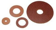 Made in USA - #8 Screw, Grade LE Phenolic Standard Flat Washer - 0.177" ID x 1/2" OD, 0.045" Thick, Plain Finish - Exact Tooling