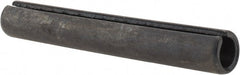 Made in USA - 1/2" Diam x 3-1/2" Long Slotted Spring Pin - Grade 1070-1090 Alloy Steel, Black Oxide Finish - Exact Tooling