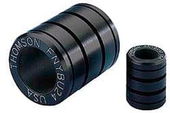 Thomson Industries - 0.253" ID, 300 Lb Static Load Capacity, Closed Linear Bearing - 1/2" OD - Exact Tooling