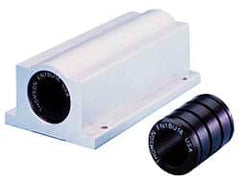Thomson Industries - 5/8" Inside Diam, 1,450 Lbs. Static Capacity, Open Single Pillow Block Linear Bearing - 1.44" Overall Height x 2-1/2" Overall Width - Exact Tooling