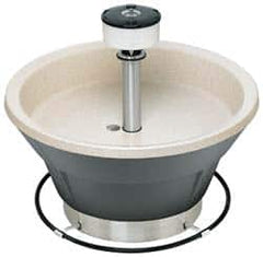 Bradley - Circular, Foot-Controlled, Internal Drain, 36" Diam, 5 Person Capacity, Bradstone, Wash Fountain - 2 GPM, 9" Bowl Depth, 29-1/4" High - Exact Tooling
