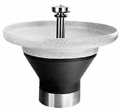 Bradley - Circular, Infrared Sensor, Internal Drain, 54" Diam, 8 Person Capacity, Terreon, Wash Fountain - 4.5 GPM, 8-1/2" Bowl Depth, 34" High - Exact Tooling