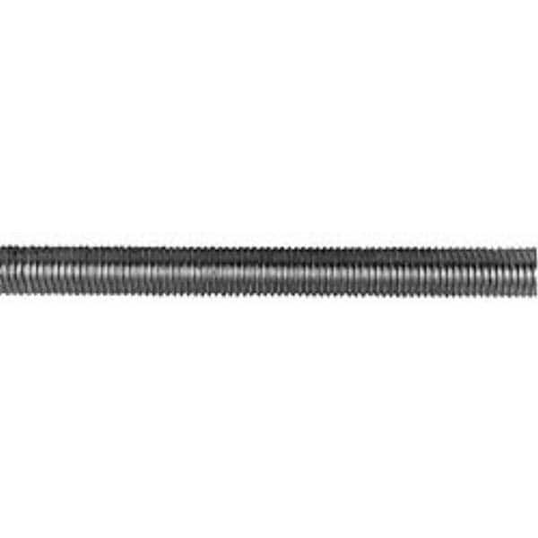Made in USA - 5/16-18 x 12' Stainless Steel Threaded Rod - Exact Tooling