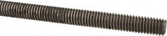 Made in USA - 3/8-16 UNC (Coarse), 3' Long, Low Carbon Steel Threaded Rod - Oil Finish Finish, Right Hand Thread - Exact Tooling