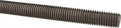 Made in USA - 5/8-11 UNC (Coarse), 3' Long, Low Carbon Steel Threaded Rod - Oil Finish Finish, Right Hand Thread - Exact Tooling