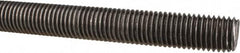 Made in USA - 3/4-10 UNC (Coarse), 3' Long, Low Carbon Steel Threaded Rod - Oil Finish Finish, Right Hand Thread - Exact Tooling