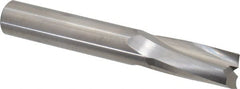 Onsrud - 1/2" Cutting Diam x 1-1/8" Length of Cut, 2 Flute, Upcut Spiral Router Bit - Uncoated, Right Hand Cut, Solid Carbide, 3-1/2" OAL x 1/2" Shank Diam, Double Edge, 11° Helix Angle - Exact Tooling
