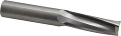 Onsrud - 3/4" Cutting Diam x 2-1/8" Length of Cut, 3 Flute, Upcut Spiral Router Bit - Uncoated, Right Hand Cut, Solid Carbide, 5" OAL x 3/4" Shank Diam, Three Edge, 10° Helix Angle - Exact Tooling