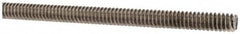 Made in USA - #10-24 UNC (Coarse), 3' Long, Stainless Steel Threaded Rod - Right Hand Thread - Exact Tooling
