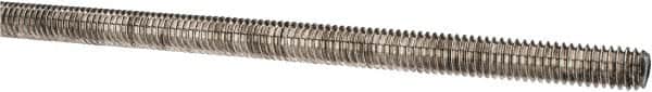 Made in USA - 5/16-18 UNC (Coarse), 3' Long, Stainless Steel Threaded Rod - Right Hand Thread - Exact Tooling
