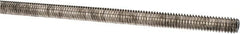 Made in USA - 5/16-18 UNC (Coarse), 3' Long, Stainless Steel Threaded Rod - Right Hand Thread - Exact Tooling