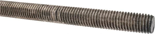 Value Collection - 5/8-11 UNC (Coarse), 3' Long, Stainless Steel Threaded Rod - Right Hand Thread - Exact Tooling
