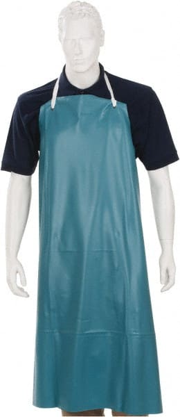 Ansell - 33 x 49" Bib Apron - PVC, Green - Exact Tooling
