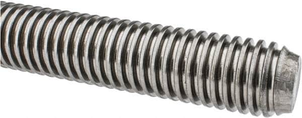 Keystone Threaded Products - 1-1/4-5 Acme, 3' Long, Low Carbon Steel General Purpose Acme Threaded Rod - Oil Finish Finish, Right Hand Thread, 2G Fit - Exact Tooling