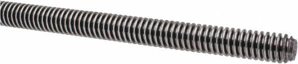Keystone Threaded Products - 1/2-10 Acme, 6' Long, Low Carbon Steel General Purpose Acme Threaded Rod - Oil Finish Finish, Right Hand Thread, 2G Fit - Exact Tooling