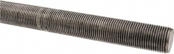 Made in USA - 3/4-16 UNF (Fine), 3' Long, Stainless Steel Threaded Rod - Right Hand Thread - Exact Tooling
