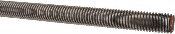 Value Collection - 5/8-11 UNC (Coarse), 3' Long, Alloy Steel Threaded Rod - Plain Finish, Right Hand Thread - Exact Tooling
