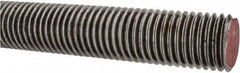Value Collection - 1-1/8-7 UNC (Coarse), 3' Long, Alloy Steel Threaded Rod - Right Hand Thread - Exact Tooling