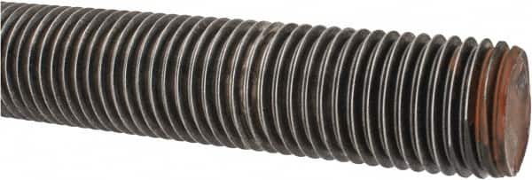 Value Collection - 1-1/4-7 UNC (Coarse), 3' Long, Alloy Steel Threaded Rod - Right Hand Thread - Exact Tooling