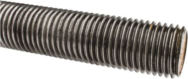 Value Collection - 1-1/2-6 UNC (Coarse), 3' Long, Alloy Steel Threaded Rod - Right Hand Thread - Exact Tooling