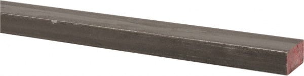Made in USA - 36" Long x 1/8" High x 1/4" Wide, Mill Key Stock - W-1 (Water Hardening) Tool Steel - Exact Tooling
