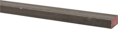 Made in USA - 36" Long x 1/8" High x 1/4" Wide, Mill Key Stock - W-1 (Water Hardening) Tool Steel - Exact Tooling