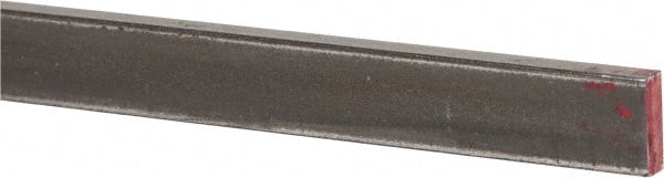 Made in USA - 36" Long x 1/8" High x 3/8" Wide, Mill Key Stock - W-1 (Water Hardening) Tool Steel - Exact Tooling
