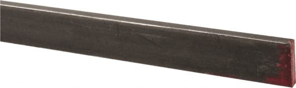 Made in USA - 36" Long x 1/8" High x 1/2" Wide, Mill Key Stock - W-1 (Water Hardening) Tool Steel - Exact Tooling