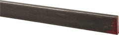 Made in USA - 36" Long x 1/8" High x 1/2" Wide, Mill Key Stock - W-1 (Water Hardening) Tool Steel - Exact Tooling