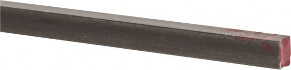Made in USA - 36" Long x 3/16" High x 1/4" Wide, Mill Key Stock - W-1 (Water Hardening) Tool Steel - Exact Tooling