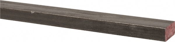 Made in USA - 36" Long x 1/4" High x 1/2" Wide, Mill Key Stock - W-1 (Water Hardening) Tool Steel - Exact Tooling