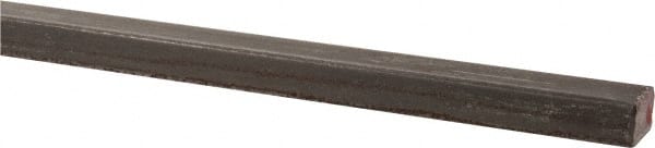 Made in USA - 36" Long x 1/4" High x 1/4" Wide, Key Stock - W-1 (Water Hardening) Tool Steel - Exact Tooling