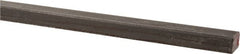 Made in USA - 36" Long x 1/4" High x 1/4" Wide, Key Stock - W-1 (Water Hardening) Tool Steel - Exact Tooling