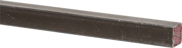 Made in USA - 36" Long x 3/8" High x 3/8" Wide, Key Stock - W-1 (Water Hardening) Tool Steel - Exact Tooling