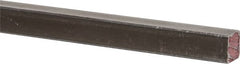 Made in USA - 36" Long x 3/8" High x 3/8" Wide, Key Stock - W-1 (Water Hardening) Tool Steel - Exact Tooling