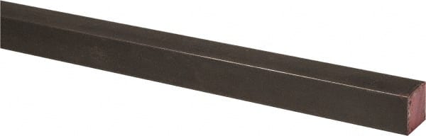 Made in USA - 36" Long x 3/4" High x 3/4" Wide, Key Stock - W-1 (Water Hardening) Tool Steel - Exact Tooling
