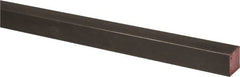 Made in USA - 36" Long x 3/4" High x 3/4" Wide, Key Stock - W-1 (Water Hardening) Tool Steel - Exact Tooling